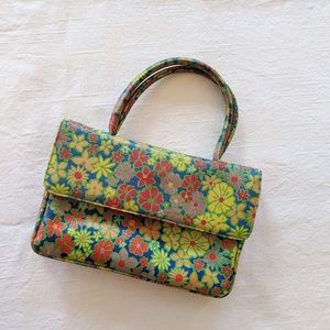 Ferragamo Vintage Painted Leather Handbag